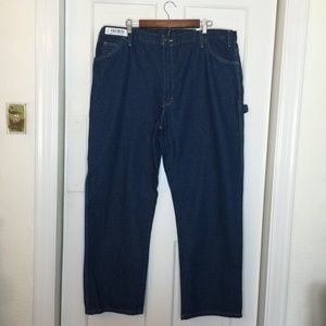 Dickies Mens Sz/42 Waist Blue Denim Carpenter Work Pants